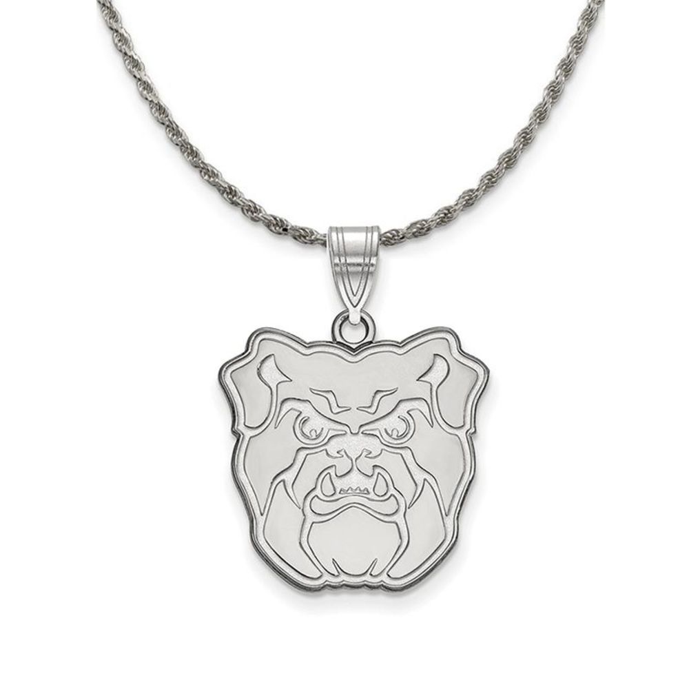 Sterling Silver Butler U Lg Pendant Necklace - 20 Inch